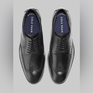 NWT Cole Haan Mens Modern Essentials Leather Wing Oxford Shoes Sizes 10 & 11 Blk